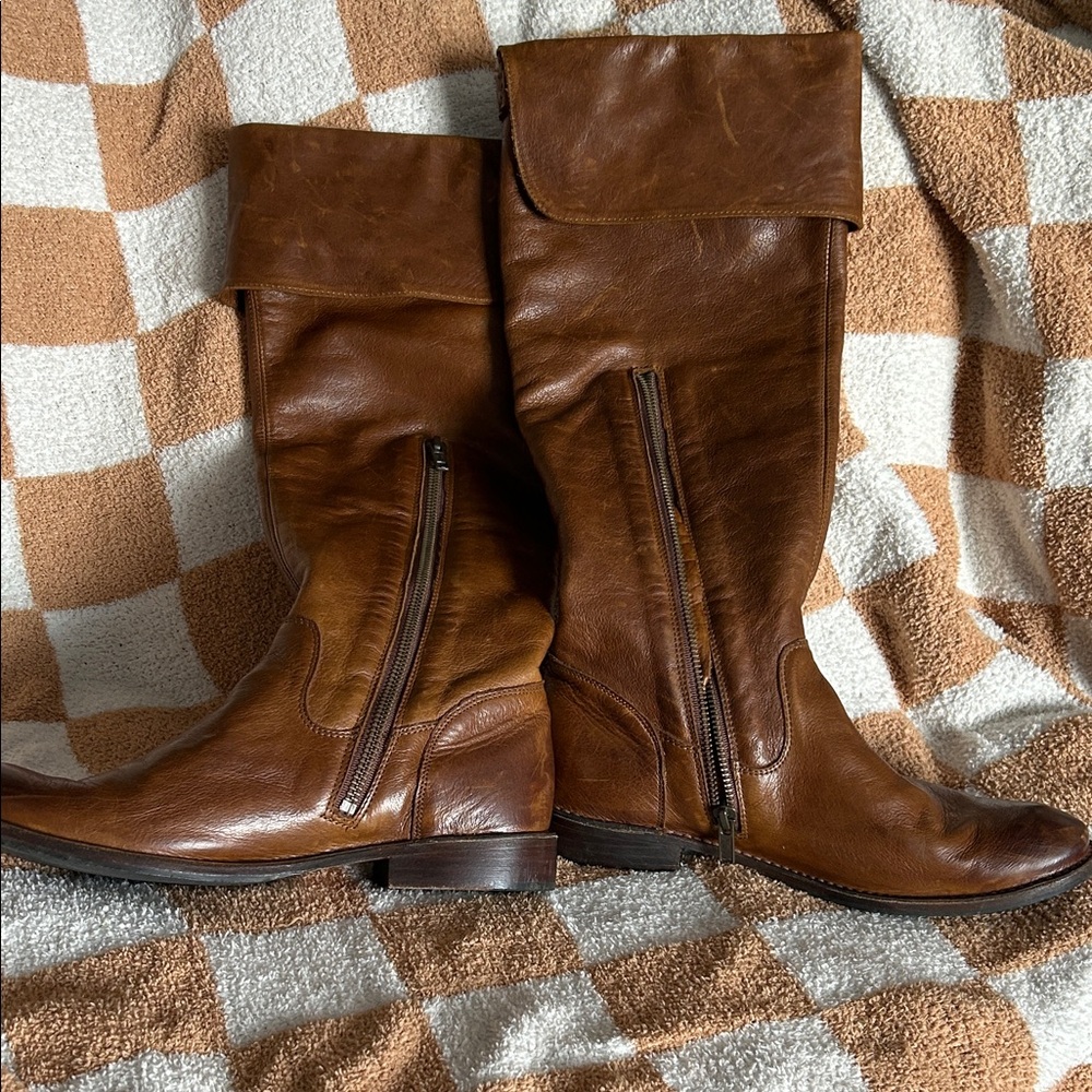 Frye Brown Over the Knee Boots - Picture 7 of 14